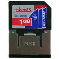 Takems RS-MultiMediaCard Dual Voltage 1 GB Retail (MS1024MMC-MM2R)
